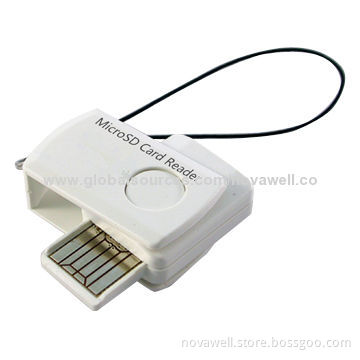 USB2.0 Micro SD Card Reader, Elegant Style, High-quality, OEM Orders Welcomed